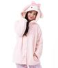 My Melody Gown Poodle Boa Hooded Tail Embroidered Room Wear Pajamas Mymelody Sanrio Size [Southzak] Dress-up Women's M-L