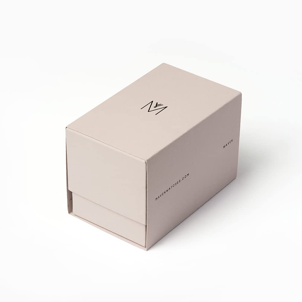 Maven Watches 34mm THE URBAN SCOUT SERIES Minimalist Fashion Watch (MUS-03 KHAKI P 34MM)