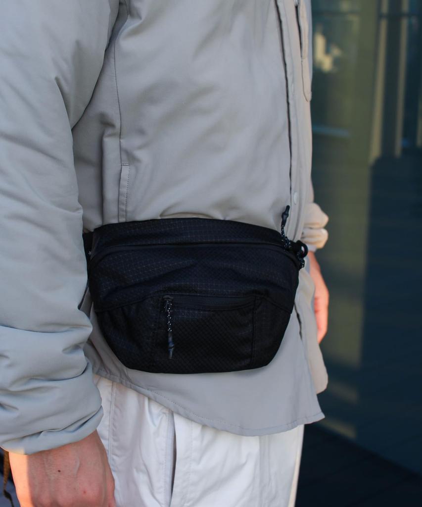 Snow Peak Robic Fanny Pack Bag Shoulder Bag Crossbody Bag BLACK One SB-26SU017 Men's Women's