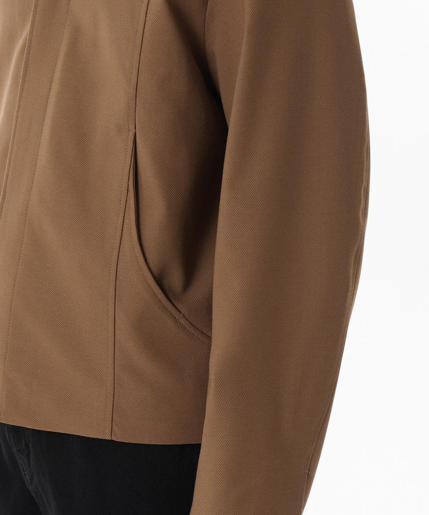 Musinsa Standard Whipcord Structured Minimal Jacket [Desert Brown]