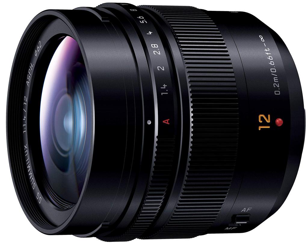 Panasonic Single Focus Wide Angle Lens for Micro Four Thirds Leica DG SUMMILUX 12mm/F1.4 ASPH. H-X012
