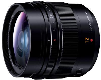 Panasonic Однофокусный широкоугольный объектив для Micro Four Thirds Leica DG SUMMILUX 12 мм/F1.4 ASPH. H-X012
