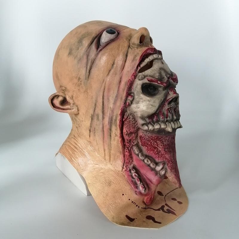 Funny Halloween Horror Mask Latex headgear for costume performances cosplay Charlie the Human-Eating Terror Mask