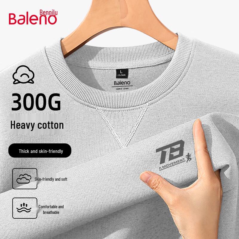 Baleno Men's 300g Heavyweight Casual Graphic Sweatshirt