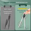 True Color Mechanical Drafting Tools Set for Students: Compass & Engineering Ruler for Civil & Architectural Drawing.
