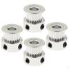 4Pcs Timing Pulley Gear Extruder 6.35mm Belt For 3D Printer