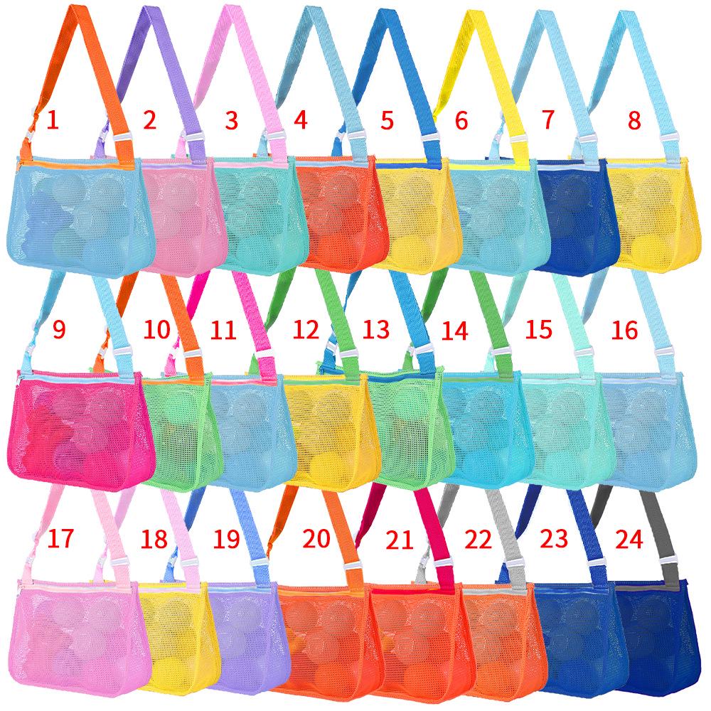 Kids' Travel Beach Toy Mesh Storage Shoulder Bag