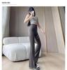 2025 Slim Fit Mesh Micro-Flare Pants with Pocket & Tummy Control