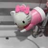 Силиконовый удлинитель для крана Hello Kitty, Милый розовый защитный щиток от брызг для раковины на кухню и в ванную, Прочный, легко моющийся, в форме персонажа, Защита для крана
