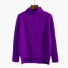 Women's 2024 Stylish Loose Knit Turtleneck Sweater - Autumn/Winter Long-Sleeve Pullover