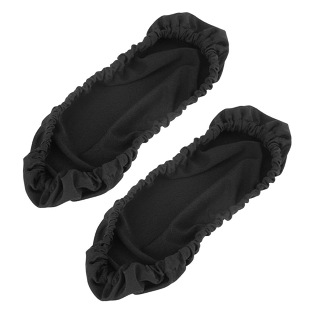 1 пара съемных чехлов для подлокотников стульев, эластичный защитный чехол для офисного кресла, черный цвет