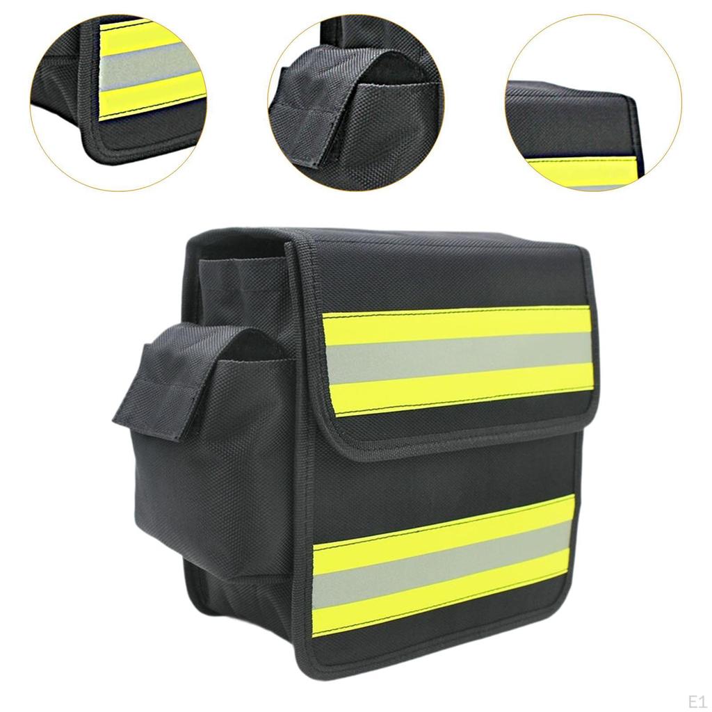 Firefighter Waist Bag Tool Storage Multipurpose with Reflective Strips Waterproof Premium