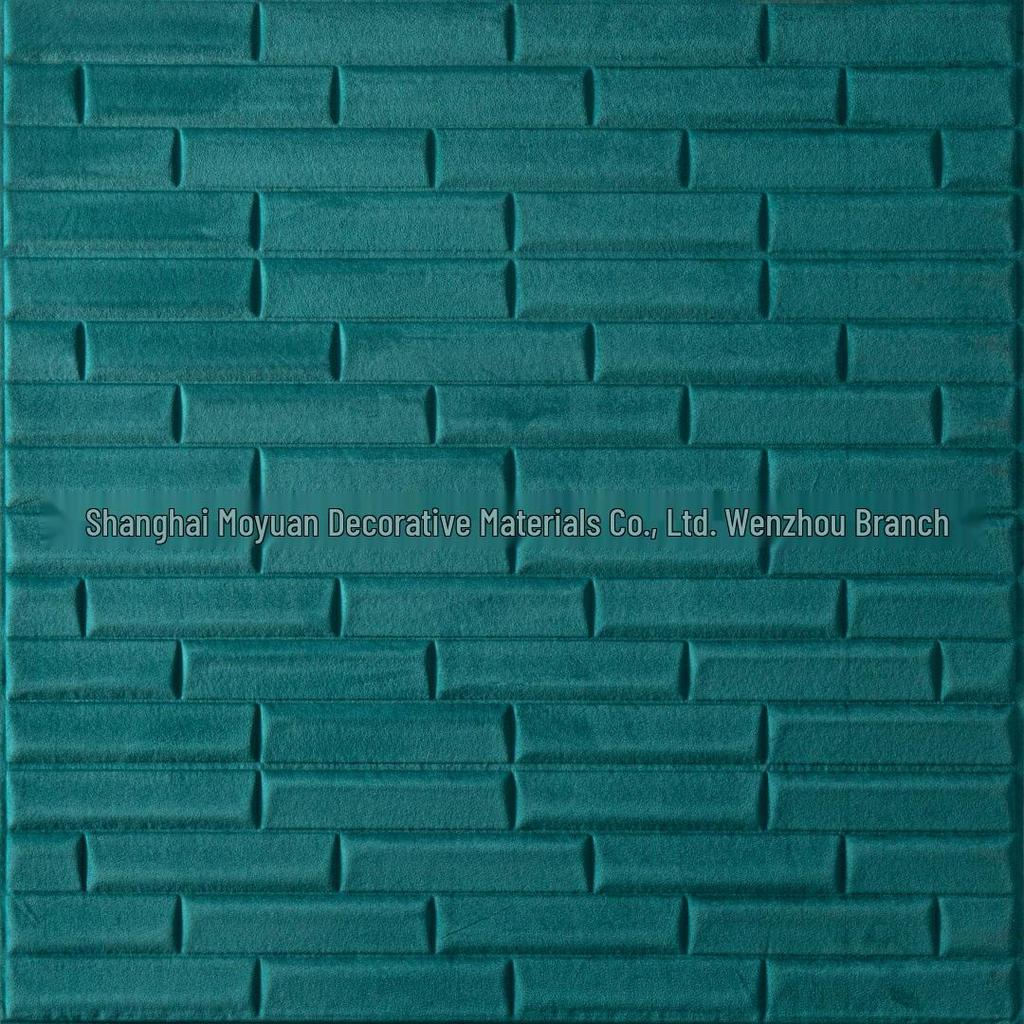 Водонепроницаемая 3D складная плюшевая самоклеящаяся наклейка на стену из саржи — мягкая, противоударная конструкция.