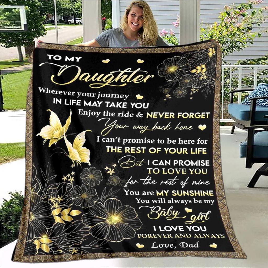 Персонализированное одеяло из шерпы для моей дочери с принтом льва, волка и дракона, подарок от мамы, папы, одеяло для дивана-кровати, мягкое одеяло для пикника