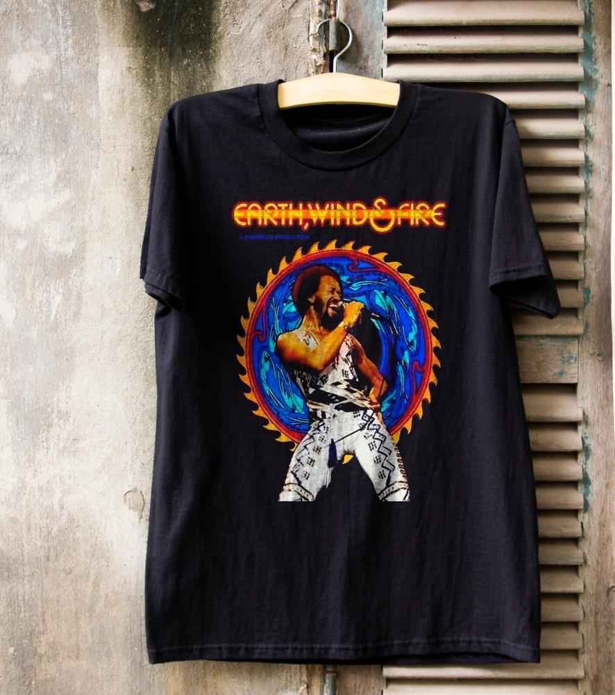 Earth Wind And Fire Earth Wind And Fire RockUnisex Black T-shirt Size S-5XL Unisex T-Shirt