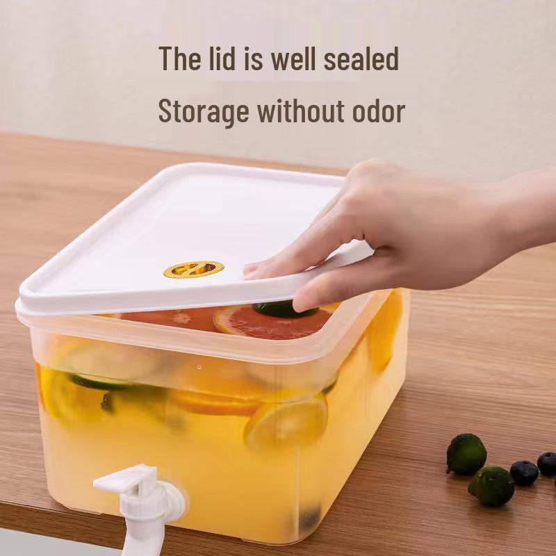 Кувшин для холодильника большой емкости с краном для напитков со льдом, сока и фруктового чая