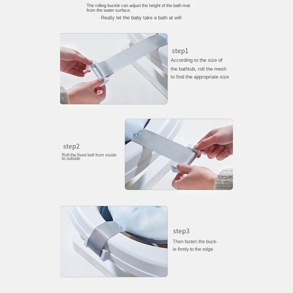 1 шт. Инструмент для купания Поддержка для купания ребенка Аксессуар для купания Подушка для ванны для новорожденного Младенец