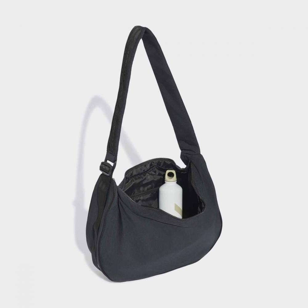 Adidas Everyday Icon Half Moon Crossbody Bag Black Kr9049