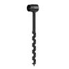 Black Manual Auger Drill High Hardness Light Weight Portable Survival Drill for Wilderness