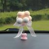Creative Spring-Loaded Cute Balloon Car Ornament for Dashboard Decoration