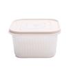 Round Drain Sealed Crisper Ginger Garlic Onion Food Fridge Kitchen Storage Box