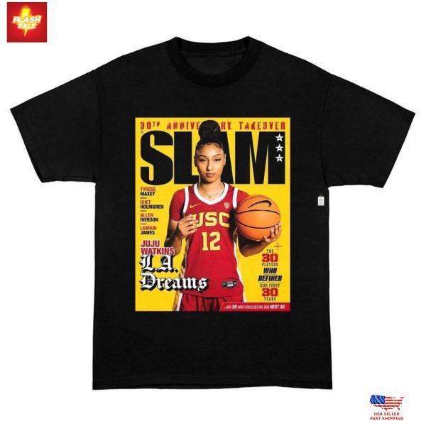 JuJu Watkins SLAM Magazine Cover USC Basketball T-shirt