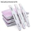 High-Quality Professional Half-Moon Nail File, Purple Core, Wear-Resistant with Teeth