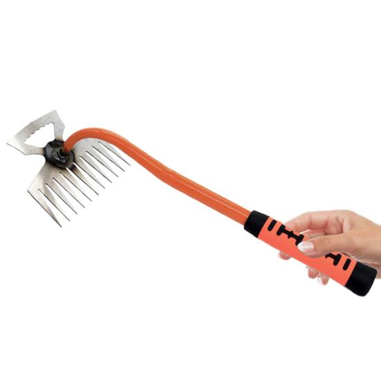 Ручной прополочник для садоводства, стальной прополочник с длинной ручкой, ручной инструмент для удаления сорняков для газона и сада