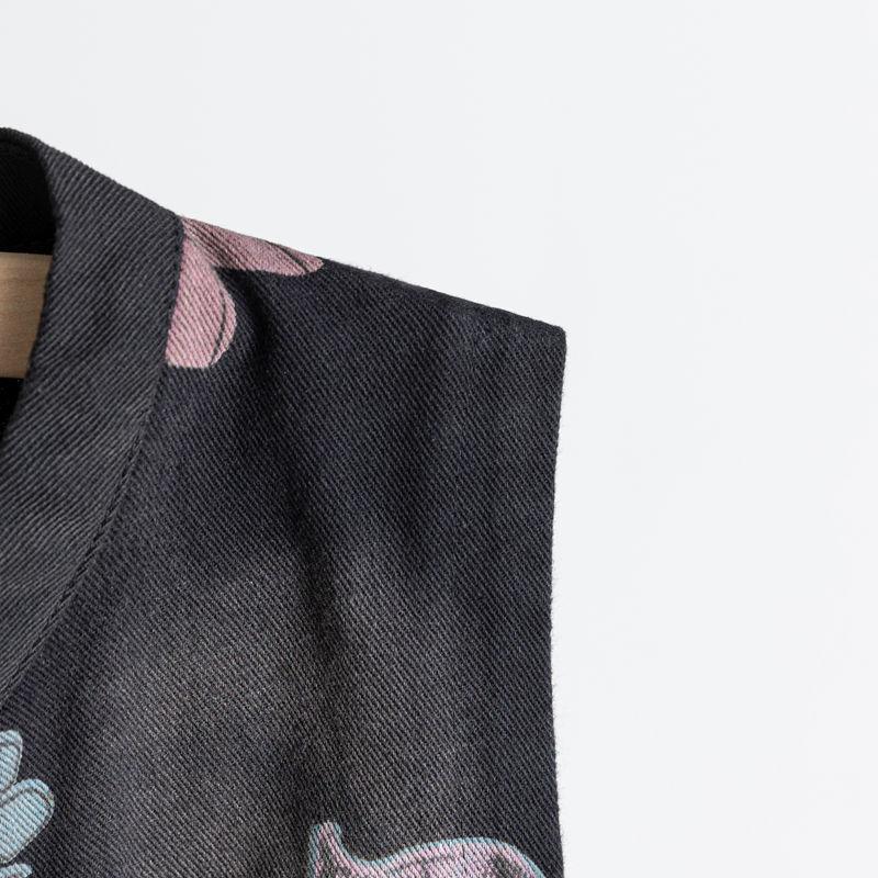 Vest for Women Cotton Sleeveless Tops Knitted Denim Vest Vest Oversize Thickened Down Prints Casual Buttons Vest