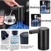 New electric wireless self-priming water pump for bottled water, rechargeable and portable 1200mAh, with one click water outlet