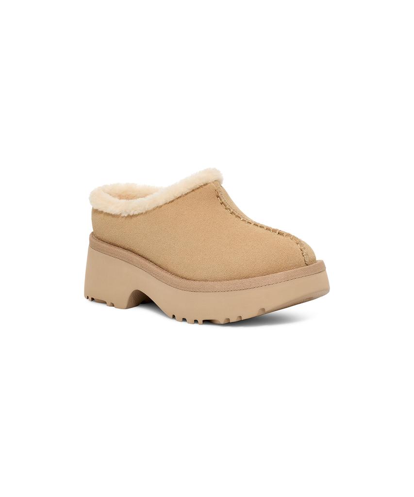Ugg [Женские] Круглый носок Платформа Клоги (Уютные клоги "Новые высоты") - Семена горчицы / 1162510Mdsd