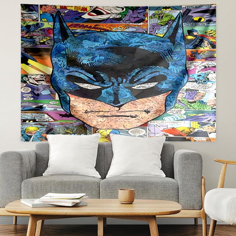 Batman Print Tapestry, Lightweight Wall Hanging, for Bedroom, Dorm, Living Room, Home Art Decor - Birthday Christmas Gift for Friends