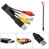 30cm M/F HDTV TV AV Cord Converter Cable Video Adapter USB Male To 3-RCA Female
