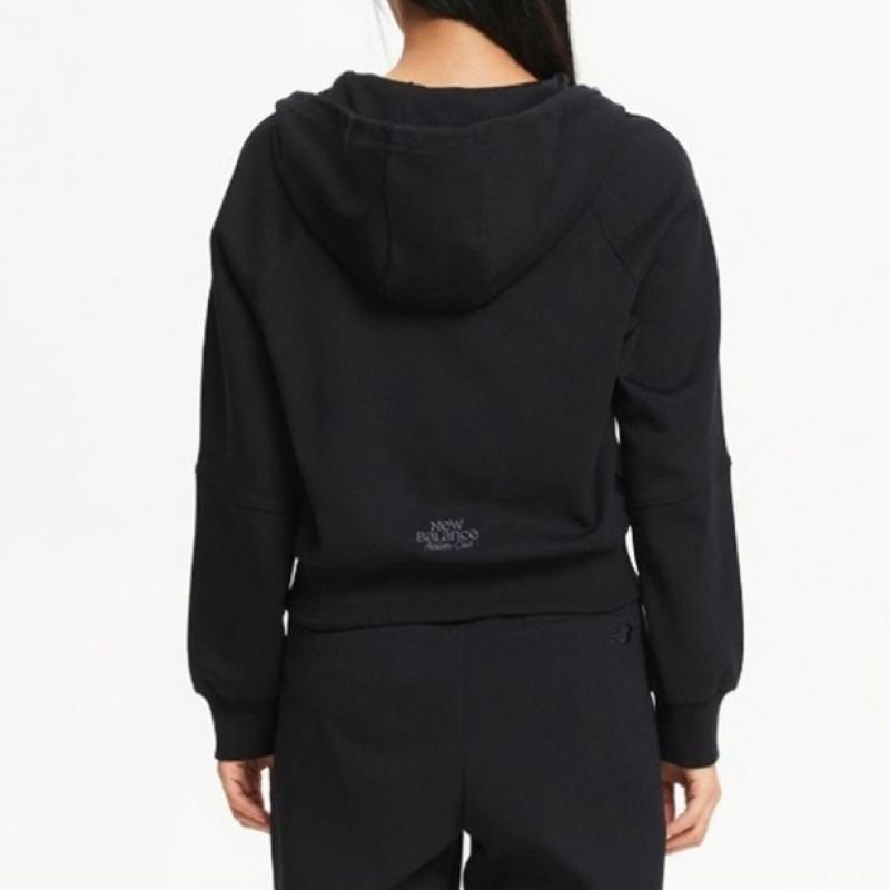 New Balance Худи на молнии Half Club C28 Nbmde4W832 19 W Signature Nun