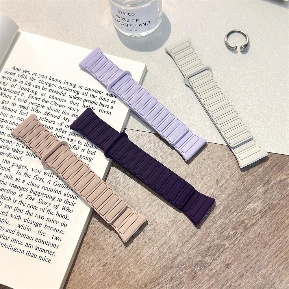 Magnetic Silicone Watch Band, Replacement Wristband for Huawei Watch Fit 5 Pro Fit 4 Pro Fit 5 Fit 4 Fit 3
