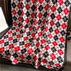 New Simple and Versatile Geometric Fashion Scarf Women's Thin Simulated Silk Shawl Sunscreen Long Large Size Silk