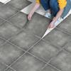 Gray Slate Cement Slate Floor Tile Peel and Stick Vinyl Flooring Stickers Waterproof Stick On Flooring for Bathroom Kitchen Bedroom