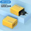 Быстрое зарядное устройство для телефона 120 Вт, настенный адаптер USB Type-C с поддержкой PD для iPhone 16/15/13, Xiaomi 14, Huawei, Redmi, OnePlus