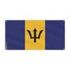 Bannière Drapeau De La Barbade 6 Oeillets 200x400cm En Polyester