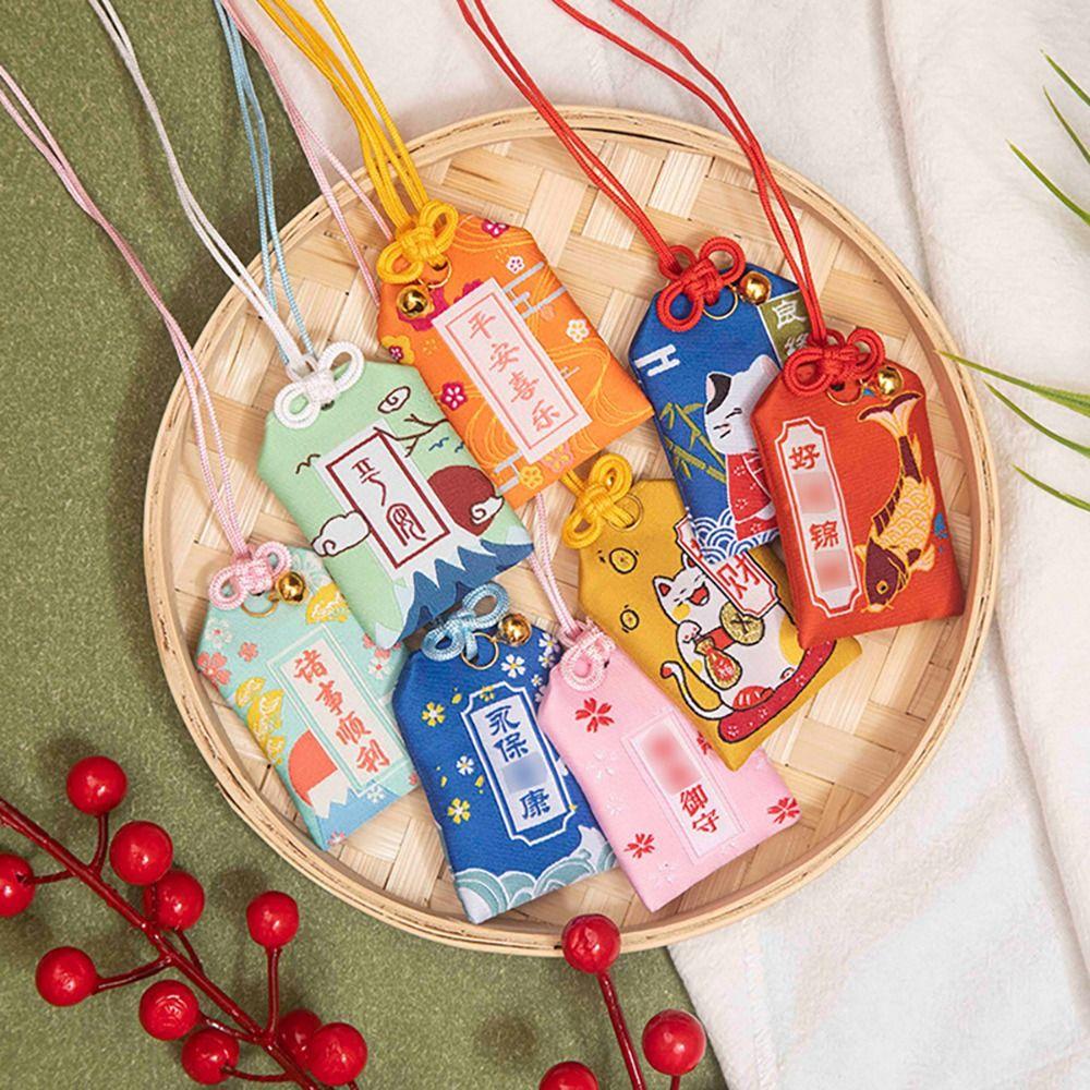 1 шт., подвески, сумка для богатства, императорский амулет, страж, удача, красота, японская молитва, новая молитва Омамори