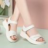 Flat-Soled Mother Shoes Sandals For Women 2025 Thick Sole New Shoes For Women's Sponge Cake Soft Sole Summer Women's Shoes