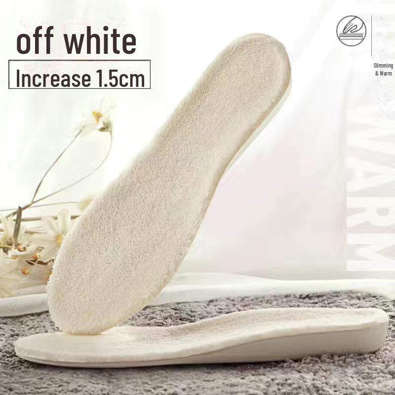 Unisex Winter Velvet Height-Increasing Insoles for Snow & Martin Boots