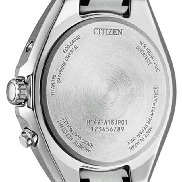 Citizen Коллекция Прямой рейс Солнечная КОЛЛЕКЦИЯ Eco-Drive Радиоуправляемые часы, Мужские, Титан, На батарейке, CB1160-55W