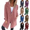Womens Jackets Casual Single Breasted Jacket Lapel Neck Long Sleeve Solid Color Trench Coat For Women