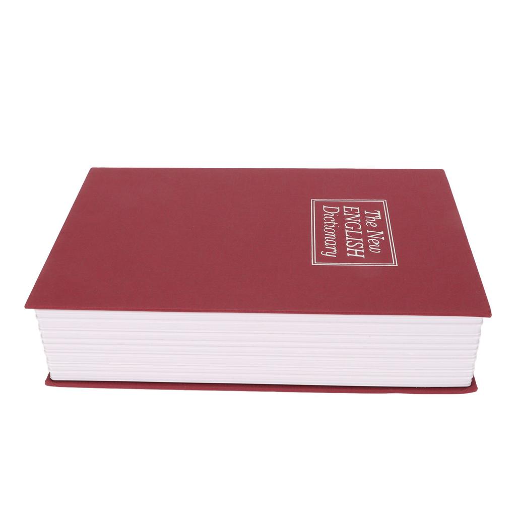 Book Safe Stainless Steel Liner Decorative ABS Material Humanized Design Protective Soft Touch