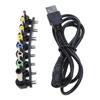 Кабель-преобразователь USB5V в DC9V 12V Кабель для зарядки USB в DC9V 12V с 8 адаптерами