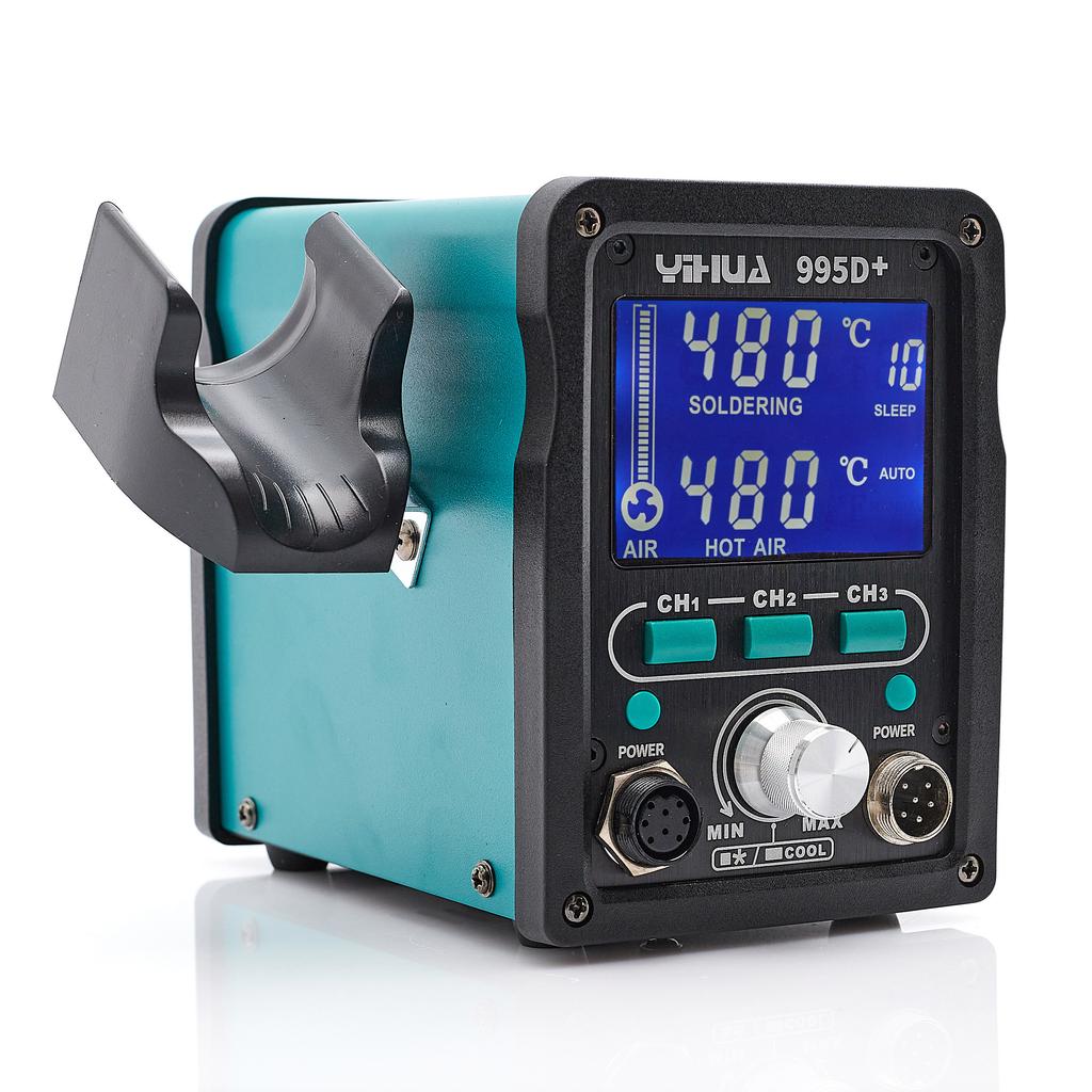 Yihua 995D+ 2-In-1 Soldering Station