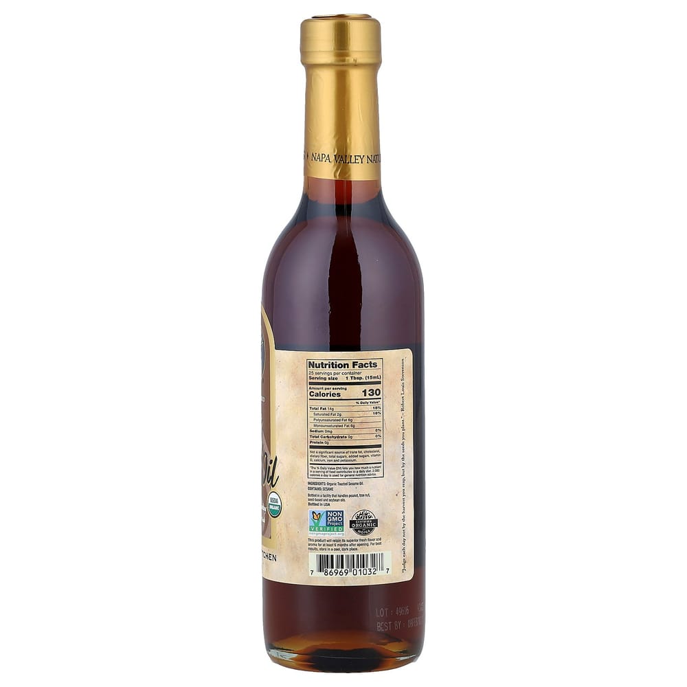 IHerb Масло жареного кунжута 375 мл (12,7 жидкой унции)