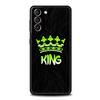 Чехол для телефона Crown QUEEN & KING для пар Samsung Galaxy S24 S23 S22 S20 Ultra S21 FE 5G S10 S9 Plus S10E, мягкий силиконовый чехол
