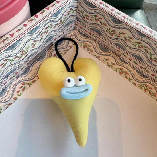 Yousheng Large Mouth Cartoon Doll Keychain with Lanyard Bag Hanging Decoration Smiling Doll Charm Key Holder Bag Accessory